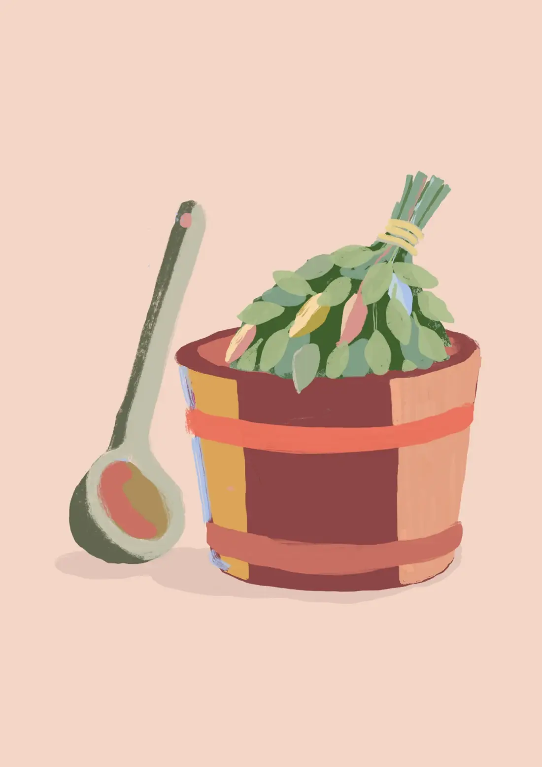 Bucket & Ladle — The three things a sauna actually needs.