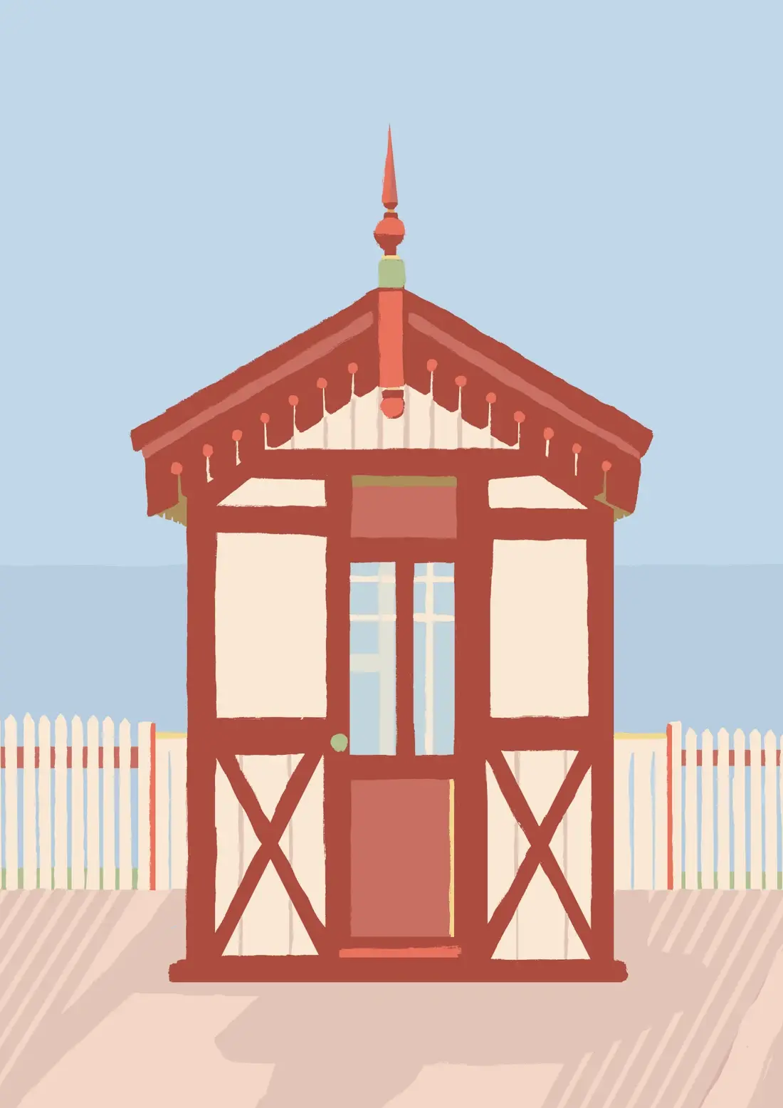 The Kiosk — A slice of sky, a sliver of sea, and that giddy rush of nearly there.